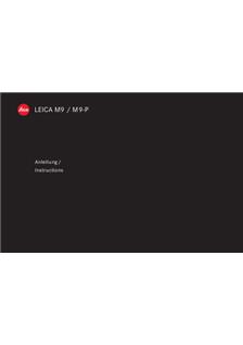 Leica M 9 manual. Camera Instructions.